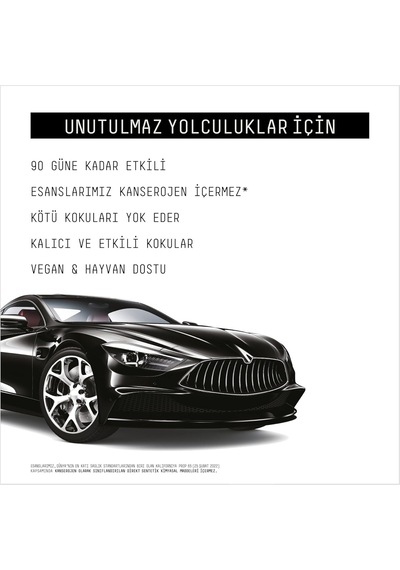 Vavana Spin Araba Klima Kokusu - Profesyonel Otomobil Kokusu / Bpa & Sıvı İçermez / 90 Gün Etkili / 2'li Set Energ