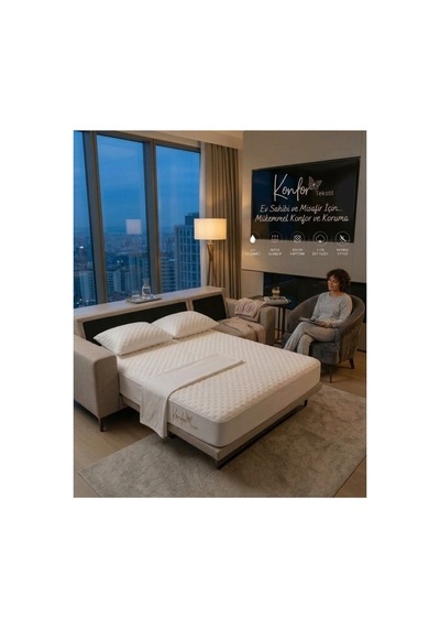 Konfor Pamuklu Opulent Takım Fitted Sıvı Geçirmez Ses Yapmayan,terletmeyen Kapitoneli Koruyucu Yatak Pedi Özellikli Alez Takımı Yatak Alezi+2 Yastık Alezli Beyaz - 936667366 Beyaz Konfor Pamuklu Opulent Takım Fitted Sıvı Geçirmez Ses Yapmayan,terletmeyen Kapitoneli Koruyucu Yatak Pedi Özellikli Alez Takımı Yatak Alezi+2 Yastık Alezli Beyaz - 936667366 Beyaz