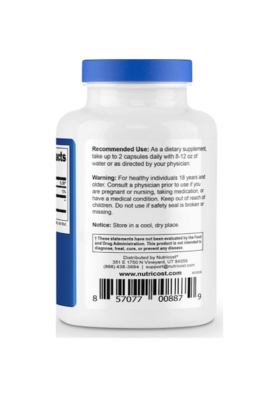 Nutricost Hmb 1000mg 120 Capsules Abd Menşei.37. Aromasız