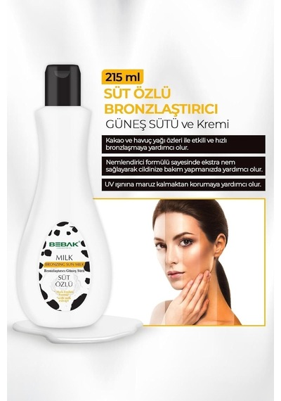 Bebak Güneş Bakım Sütü Milk Therapy 215 Ml Sku: Smg8690010508683 Açık Bej