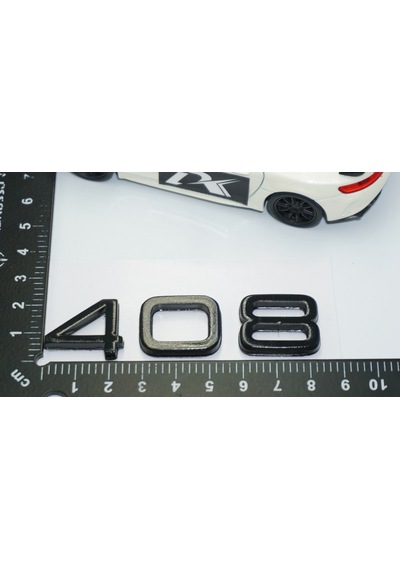 Dk Tuning Peugeot 408 Bagaj 2022+ Siyah Abs Logo Amblem