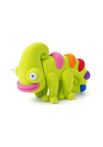Hey Clay Yaratıcı Kil Seti - Chameleon, Gastropoda, Axolotl