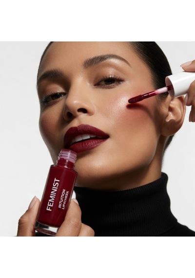 Lip & Cheek Dudak Ve Yanak Renklendirici Likit Allık Nemlendirici Etkili Kırmızı