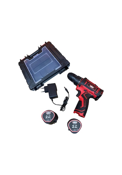 Attlas ECO CDD-202C Kutulu 2 x 2.0AH 12V 28NM Tork Akülü Vidalama Matkap