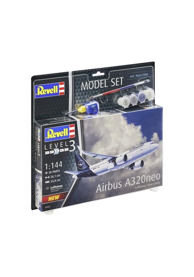Revell 1:144 Airbus A320 Neo Lufthansa Model   Seti 63942