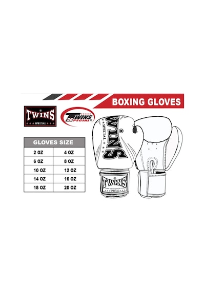 Twins Fbgvl3-tw5bk Boks Eldiveni Deri Muay Thai Eldiveni Siyah