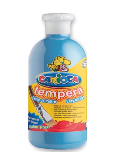 Carioca Tempera Suluboya Süper Yikanabilir Açık Mavi 500 ML N11.7