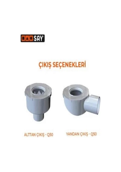 Banyo Koku Önleyici, Paslanmaz Çelik Izgara, Duş Kanalı 50 Cm Parlak Renk Carmine