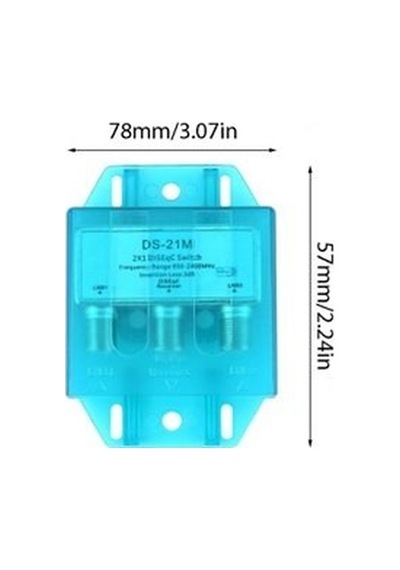 2 In1 Su Geçirmez Kapaklı Diseqc 1.0 Switch