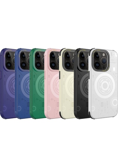 Apple iPhone Uyumlu 14 Pro Max Csm Zore Wireless Şarj Özellikli Desenli Hot Kılıf siyah