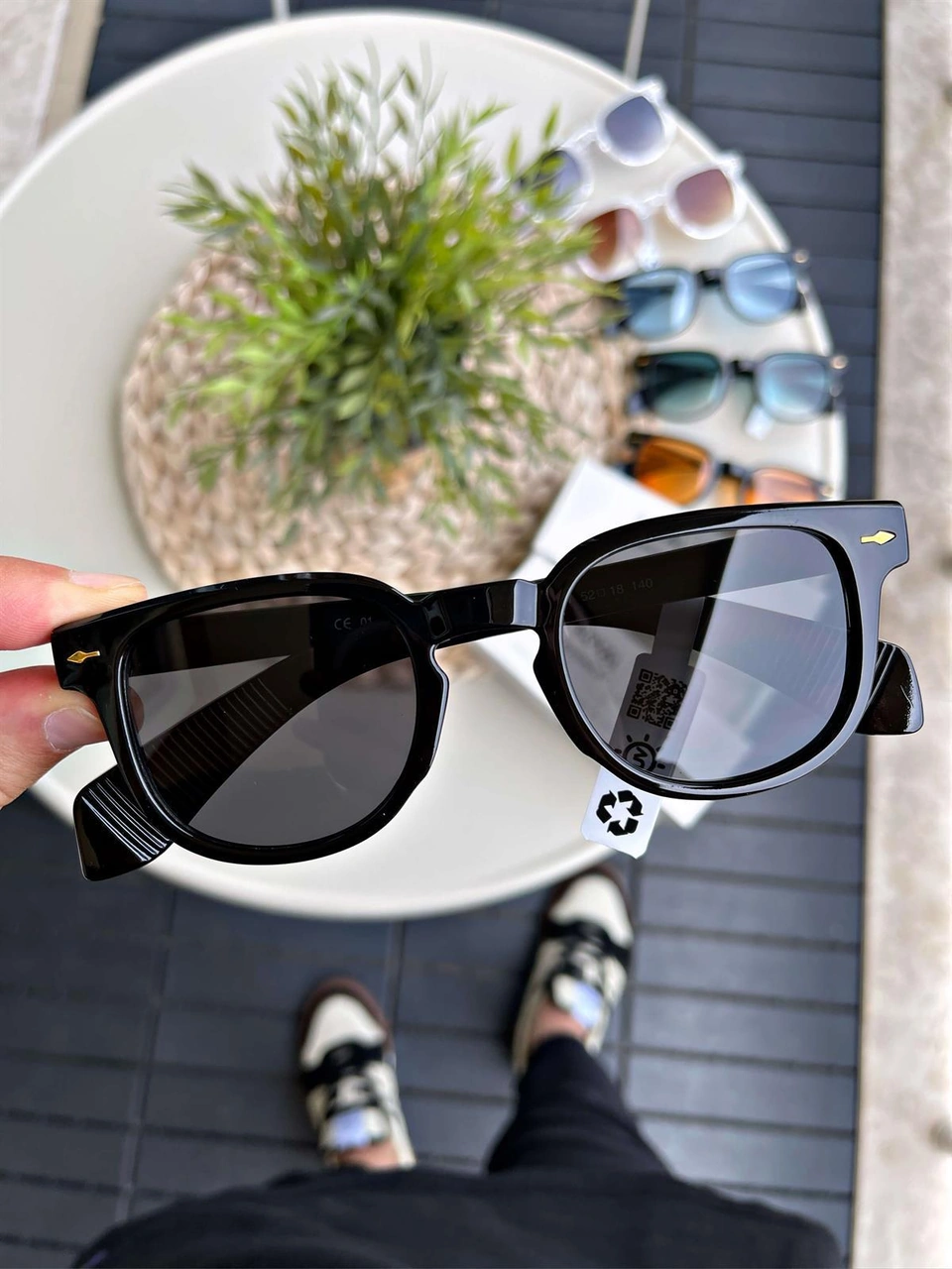 Royal Eyewear Re982 Siyah Güneş Gözlüğü Siyah - Mavi