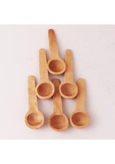 Evonox 12 Adet Bambu Baharat Kaşığı Ve Ölçek Kaşığı, Bambu Reçel Bal Kaşığı 12 Adet / Doğal Ve Şık 12 Diğer 70035160
