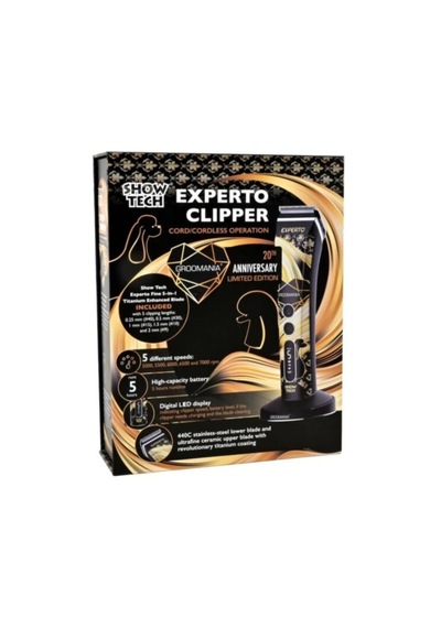 Showtech Experto 5 Devirli Şarjlı Kedi Köpek Tıraş Makinesi - Sessiz Ve Güçlü