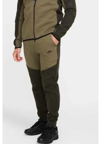 Nike Tech Fleece Slim Fit Men S Track Jogger Pants Erkek Dar Kesim Eşofman Altı Haki Yeşil