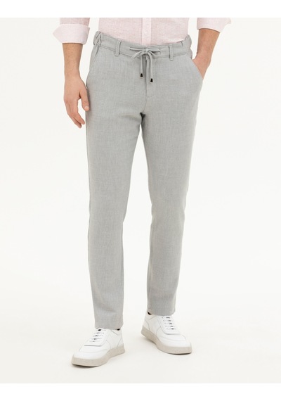 Pierre Cardin Erkek Gri Kanvas / Chino Pantolon 50284271-vr024 Gri