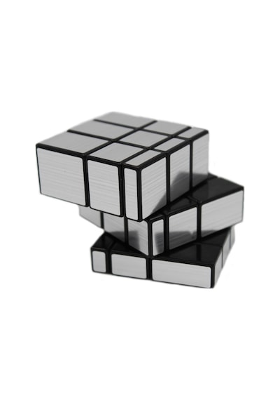 Meishine 3 X 3 X 3 Magic Cube Silver Mirror Cube Speed Küp