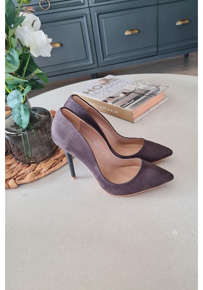 001 200 Topukla Kadın 10 Cm Topuklu Klasik Sivri Burun Stiletto 001
