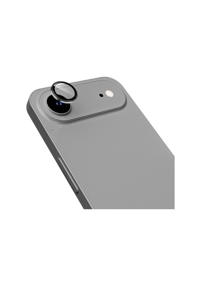 Apple Uyumlu iPhone 17 Air Zore Mikro Kamera Lens Koruyucu Gri
