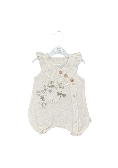 Bebbemini Bebek Tulumu 2348 Gri - Kahverengi