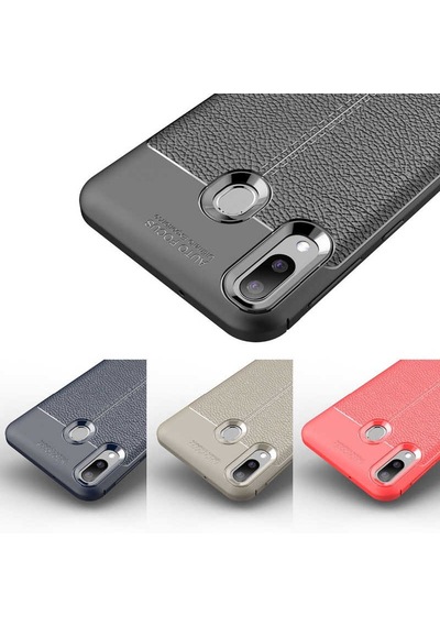 Galaxy M20 Kılıf Zore Niss Silikon Kapak Gri