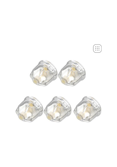 Yifomall Bio Q2 Uyumlu Elektrikli Mikroiğne Cihazı - 5'li 9 Pin Kartuş Seti Çok Renkli