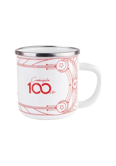Lexroo 100. Yıl Özel Tasarım Emaye Kupa Çıkmayan Desen