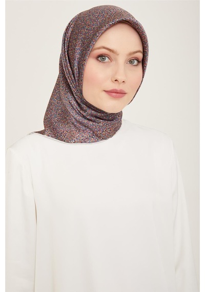 Armine Sura İpek Eşarp 24ya9113 84 - Desenli