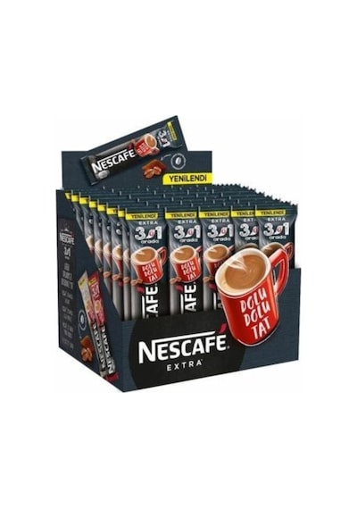 Nescafe 3'ü 1 Arada Extra Hazır Kahve 48 x 17 G