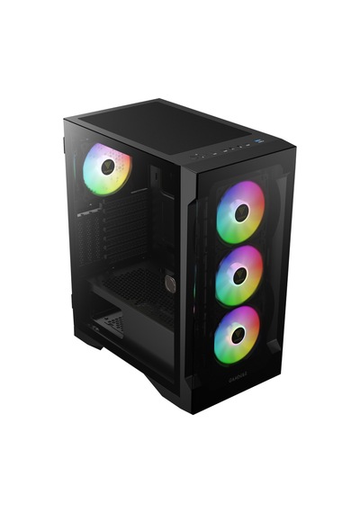 Gamdıas Talos E2 Elite, 850w, 80+ Bronze, Tempered Glass, Argb, Atx Gamıng Kasa