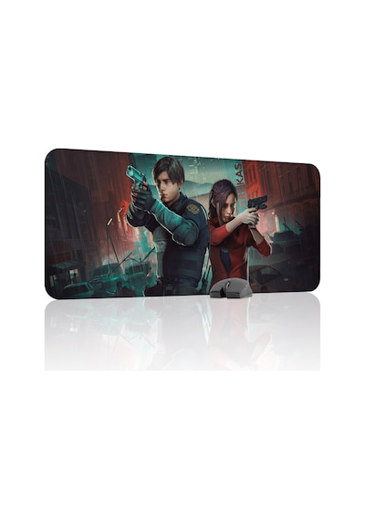 Resident Evil Kaymaz Dikişli Kauçuk Oyuncu Mousepad V2 - 90x40 Xxl Gaming Mouse Pad Fare Altlığı