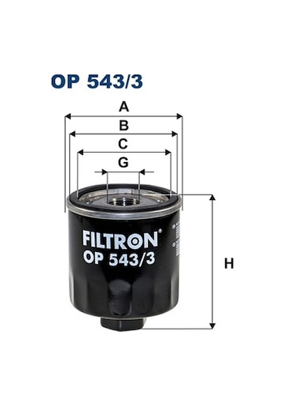 Fıltron Yag Fıltresı Transıt V363 17 4 4 105ps 130ps 170ps 2.0 Ecoblue IS00-FILTRON OP543.3