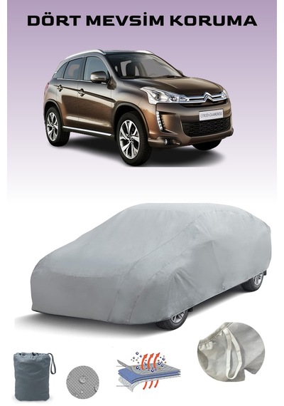 Cıtroen C4 Aircross 2012 - 2021 Araba Brandası Oto Branda Gri