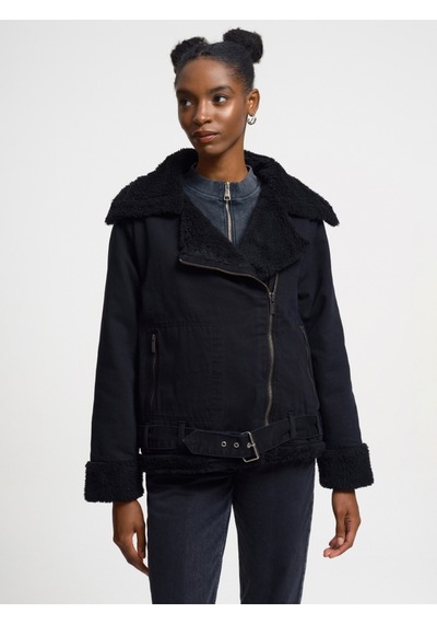 Oversize Kadın Ceket Denim