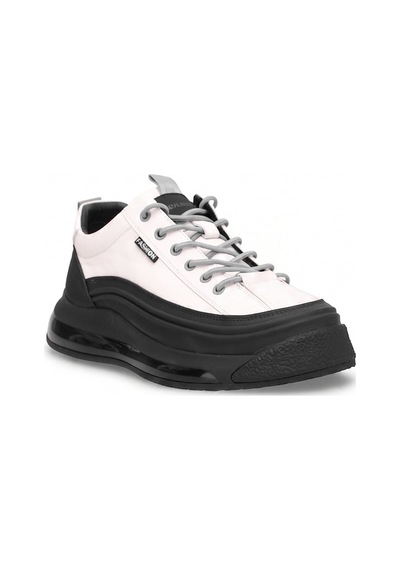 Guja 26blg500-1 Erkek Hakiki Deri Klasik Sneaker Beyaz