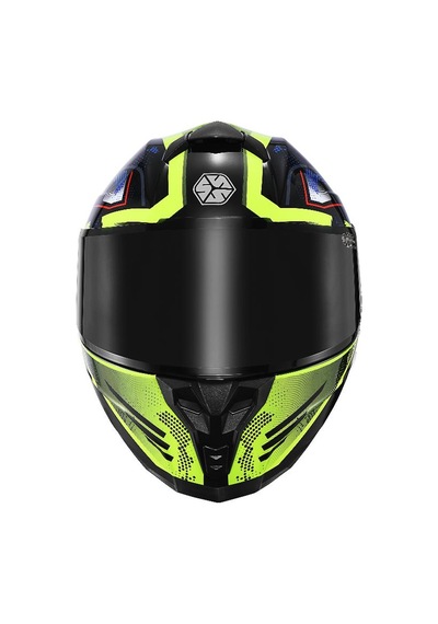 Ff869 Glaxy Motosiklet Kaskı Güneş Vizörkü Full Face Motorcu Kask Çok Renkli
