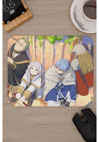 Sousou No Frieren Anime V1 - 22x18 Gaming Kauçuk Kaymaz Taban Mouse Pad Fare Altlığı
