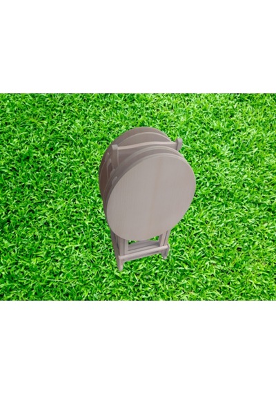 Zigon Sehpa Oval Çanta Ham Kayın Ince Torna Iskelet Itinalı Ahşap