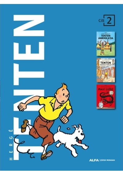 Tenten Cilt 2 - Üç Kitap Bir Arada - Herge - Alfa Yayıncılık