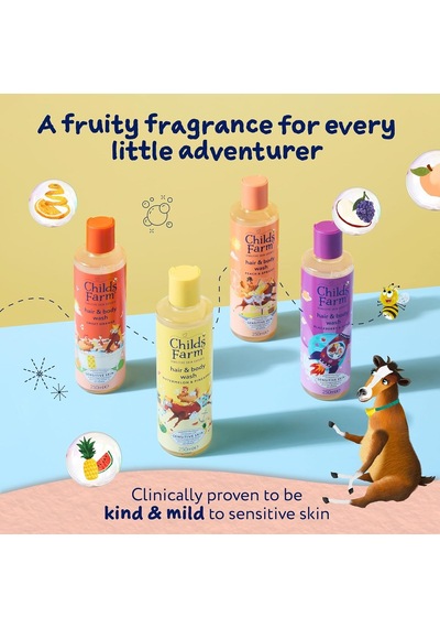 Childs Farm Şeftali ve Kayısı Özlü Çocuk Saç Ve Vücut Şampuanı 250 Ml