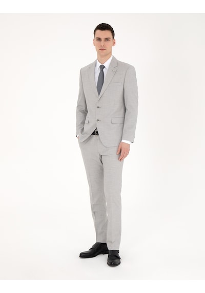 Pierre Cardin Erkek Gri Takım Elbise 50285902-vr024
