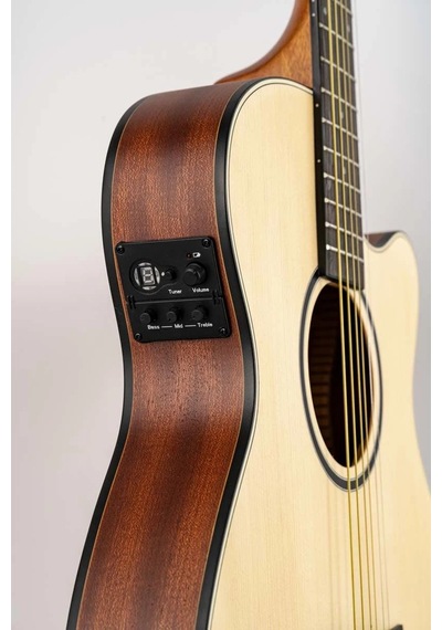 Valler AGX300 Thinbody İnce Kasa Ladin Ağacı Elektro Akustik Gita