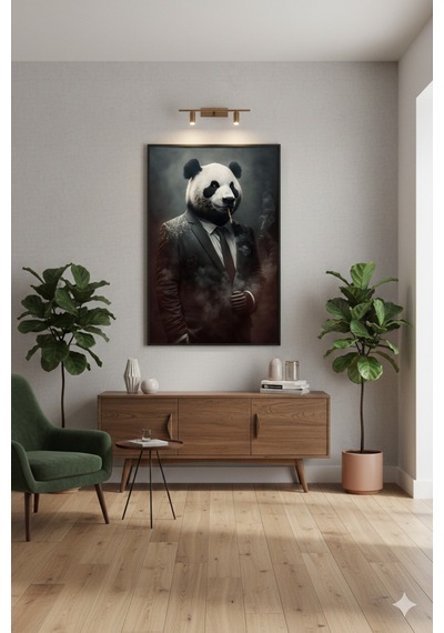Ceo Panda Ofis Şıklığı Tasarım Cam Tablo