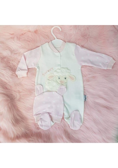 Candysbebe Kuzulu Bebek Tulumu Pembe