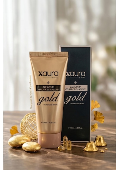 Xaura Global 24k Gold Foam Cleansing 100 Ml