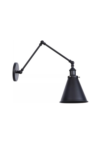 Dylight Retro Metal Akrobatik Siyah Dekoratif Rustik Duvar Aplik-dy9031