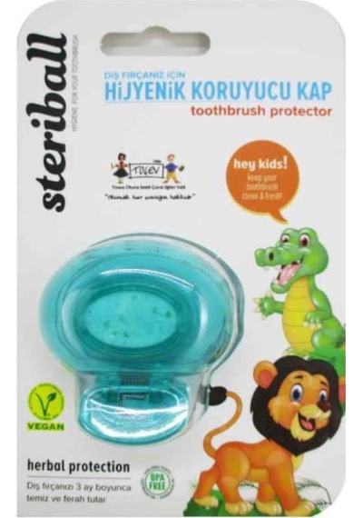 Steriball Çocuklar için Diş Fırçası Koruma Kabı