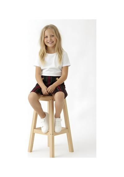 Esila Kids Kız Çocuk Etek Çok Renkli Doğum Günü, 23 Nisan Ve 29 Ekim Eteği 549