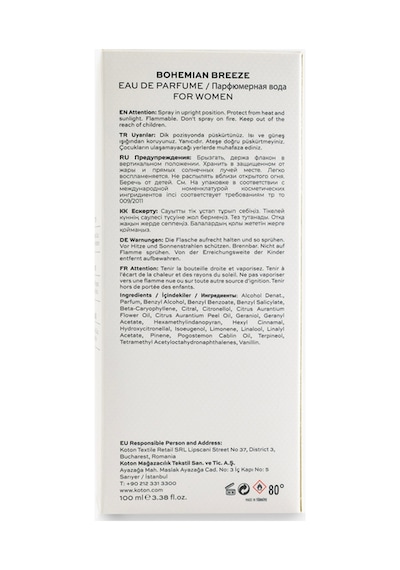 Parfüm Bohemian Breeze 100 Ml Aromatik