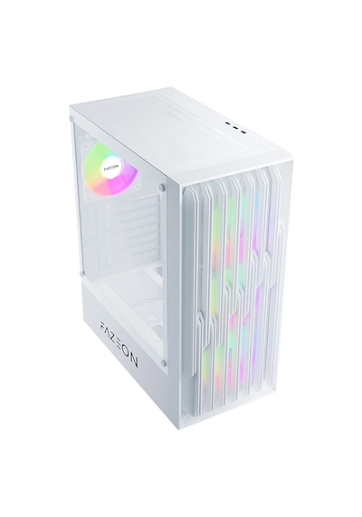 Fazeon F18 650w 80+ Bronze Beyaz Mesh Argb 3x140mm 1x 120mm Fanlı E-atx Gaming Kasa