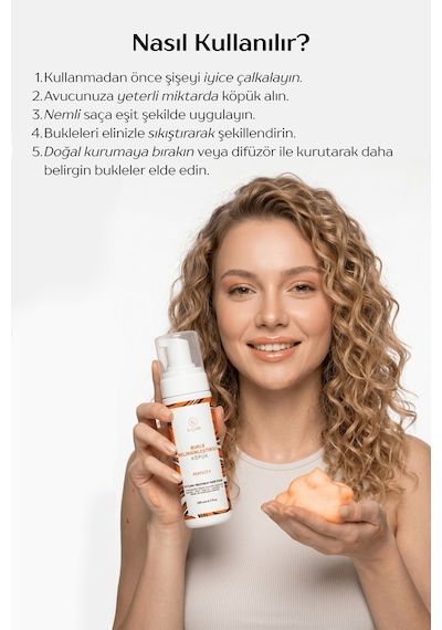K K-care Cosmetics Bukle Belirginleştirici Köpük 200 ML